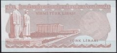 6.EMİSYON 3.TERTİP 20 LİRA F56 211876 ÇİLALTI