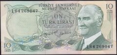 6.Emisyon 2.Tertip 10 Lira L64 269047 Çilaltı