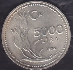 1994 YILI 5000 LİRA ÇİLALTI ÇİL