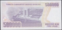 7.Emisyon 4.Tertip 500000 Lira J37 853643 Çilaltı