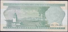 6.Emisyon 2.Tertip 10 Lira L60 339297 Çok Temiz+