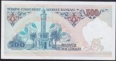 7.EMİSYON 2.TERTİP 500 LİRA D37 728915 ÇÇT +