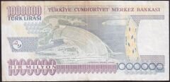 7.Emisyon 3.Tertip 1 000 000 Lira T03 242895 Çok Temiz