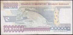 7.Emisyon 3.Tertip 1 000 000 Lira T03 242895 Çok Temiz