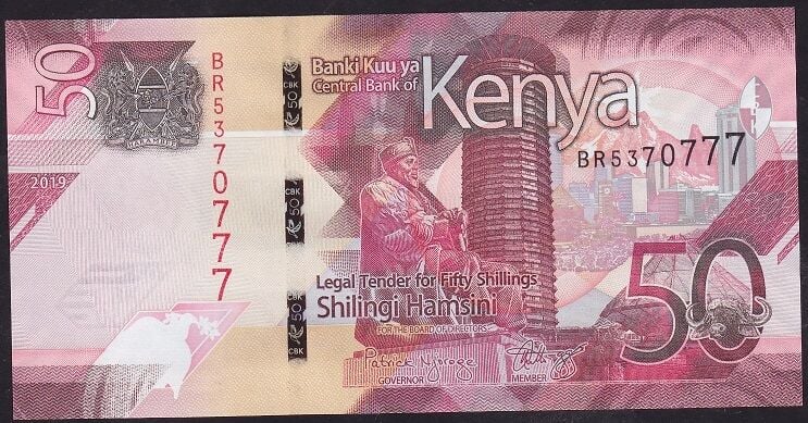 Kenya 50 Şiling 2019 Çil ( 777 )