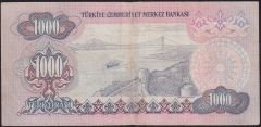 6.Emisyon 2.Tertip 1000 Lira C73 034767 Çok Temiz