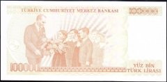 7.Emisyon 3.Tertip 100000 Lira H63 663712 Çilaltı Çil