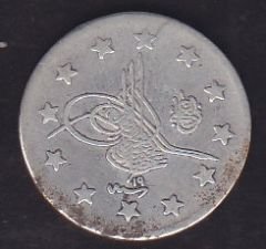 1293 / 19 Abdulhamid 2 Kuruş Gümüş
