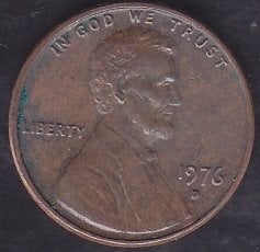 Amerika 1 Cent 1976 D