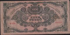 Macaristan 1000 Pengo 1945 Temiz