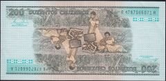 Brezilya 200 Cruzeiros 1981 Çilaltı Çil ( Kulakta kırık var ) Pick 199b