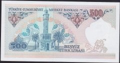7.EMİSYON 2.TERTİP 500 LİRA D42 886839 ÇİL