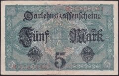 ALMANYA 5 MARK 1917 ÇOK ÇOK TEMİZ eski para alan yerler