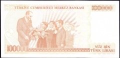 7.Emisyon 3.Tertip 100000 Lira H53 931888 Çilaltı