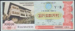 1997 9 OCAK YARIM BİLET - Y-B SERİSİ
