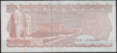 6.EMİSYON 3.TERTİP 20 LİRA F41 973569 ÇOK TEMİZ +