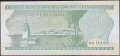 6.Emisyon 2.Tertip 10 Lira L55 118393 Çil