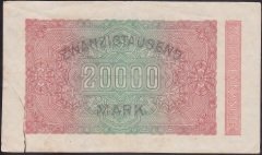 ALMANYA 20000 MARK 1923 HALİYLE