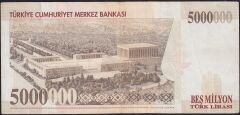 7.Emisyon 5 000 000 Lira E85 506717 Çok Temiz+