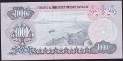6.Emisyon 1.Tertip 1000 Lira C52 071401 Çilaltı