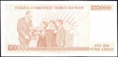 7.Emisyon 3.Tertip 100000 Lira H18 719311 Çilaltı Çil