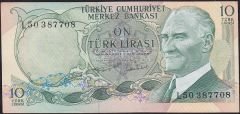 6.Emisyon 2.Tertip 10 Lira L50 387708 Çilaltı Çil