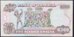 ZAMBİA 500 KWACHA 1991 ÇİL