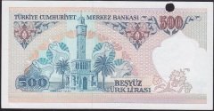 7.EMİSYON 2.TERTİP 500 LİRA D55 846593 AÇIKLAMAYI OKUYUNUZ