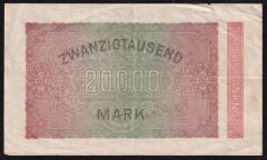 Almanya 20000 Mark 1923 Çok Temiz
