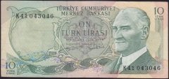 6.EMİSYON 2.TERTİP 10 LİRA K41 043046 ÇOK TEMİZ +