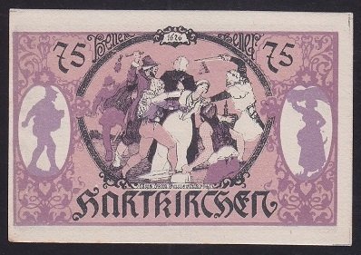 AVUSTURYA 75 HELLER NOTGELD  ÇİL