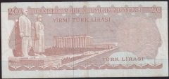 6.EMİSYON 3.TERTİP 20 LİRA F37 317593 ÇOK TEMİZ + eski kağıt para fiyatları