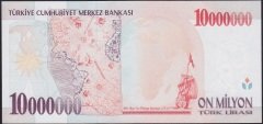 7.EMİSYON 10 000 000 LİRA H13 848055 ÇİL