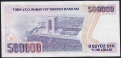 7.Emisyon 1.Tertip 500000 Lira A87 044525 Çilaltı