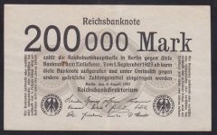 ALMANYA 200 000 MARK 1923 ÇÇT ÇİLALTI