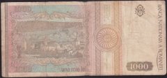 ROMANYA 1000 LEİ 1991 TEMİZ