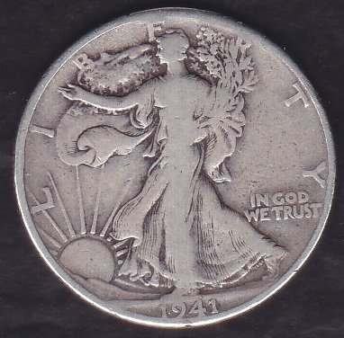 Amerika Yarım Dolar 1941 Gümüş ( 12.5 gram )