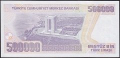 7.Emisyon 4.Tertip 500000 Lira J26 726115 Çil