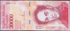 Venezuela 20000 Bolivares 2017 Çil Pick 99b