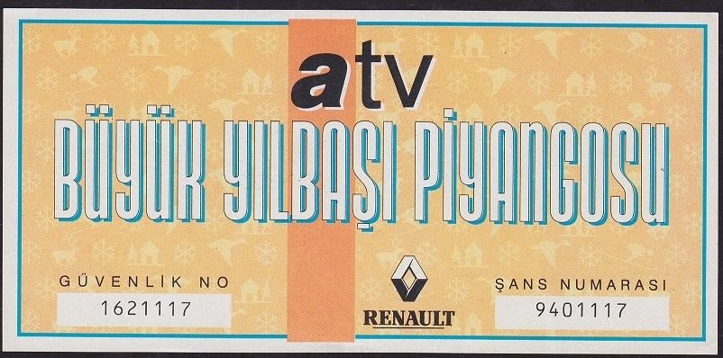 Atv Yılbaşı Piyangosu 1995
