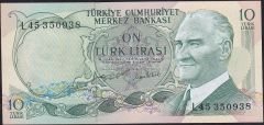 6.Emisyon 2.Tertip 10 Lira L45 350938 Çilaltı Çil