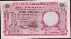 Nijerya 1 Pound 1967 Çok Temiz+ Pick 8