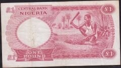 Nijerya 1 Pound 1967 Çok Temiz+ Pick 8