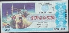 1981 9 Ekim Tam Bilet - T Serisi