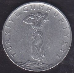 1966 Yılı 25 Kuruş Temiz (Ters 5 Gram )