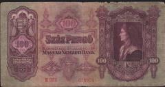 Macaristan 100 Pengo 1930 İyi
