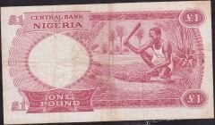 Nijerya 1 Pound 1967 Çok Temiz+ Pick 8