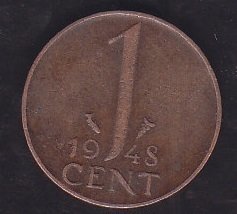HOLLANDA 1 CENT 1948