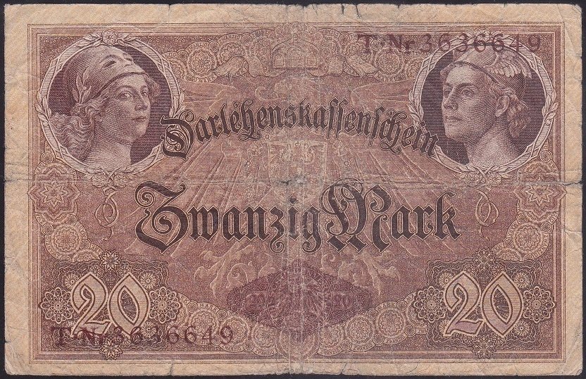 ALMANYA 20 MARK 1914  İYİ