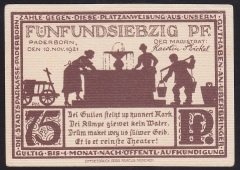 ALMANYA 75 PFENNİG NOTGELD 1921 ÇİL